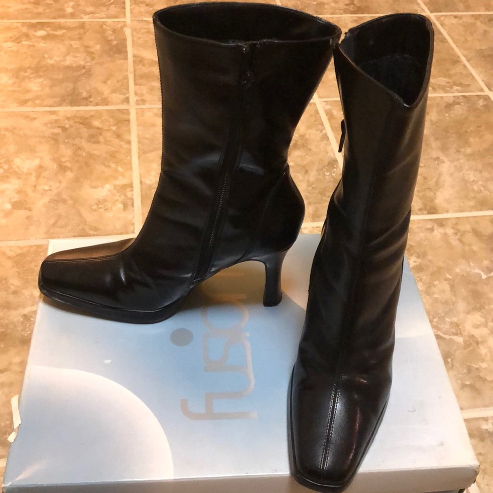 Fusion Daytona boots black - size 7.5
